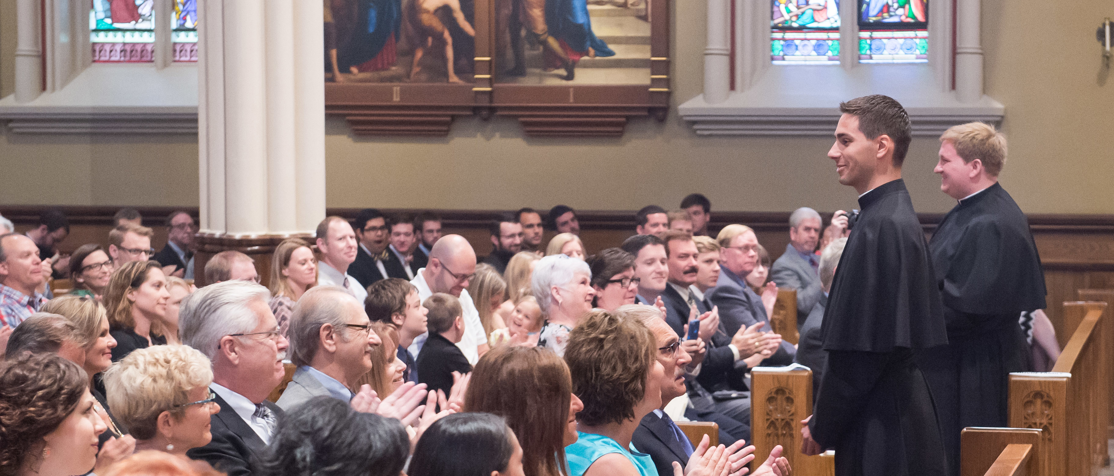 Two Profess Final Vows, Ordained Transitional Deacons in Holy Cross