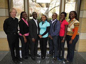Six East African grad students in ND MBA program