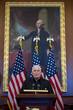 Fr. Hesburgh celebrated in U.S. Capitol: