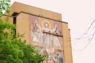 "Word of Life" mural undergoes preventive maintenance