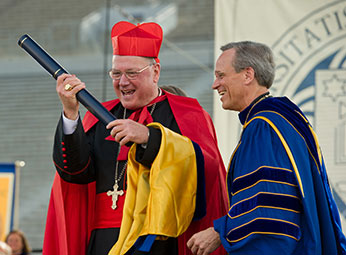 Cardinal Dolan at Notre Dame Commencement