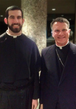 Mike Palmer, CSC and Archbishop Timothy Broglio of Military Services, USA