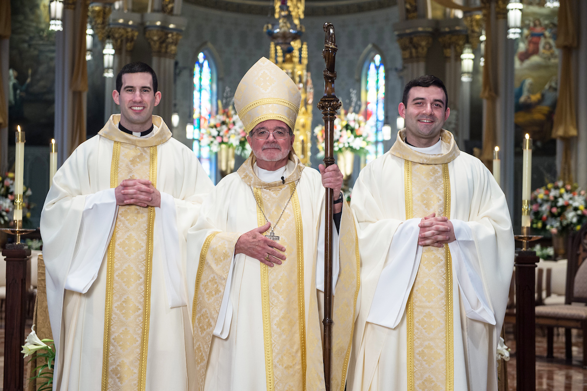 Two Ordained Holy Cross Priests